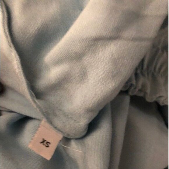 NWT $320 SLEEPER CORNFLOWER BLUE OSTRICH TRIM PARTY PAJAMA SET SIZE XS SOLD OUT! - Picture 12 of 14